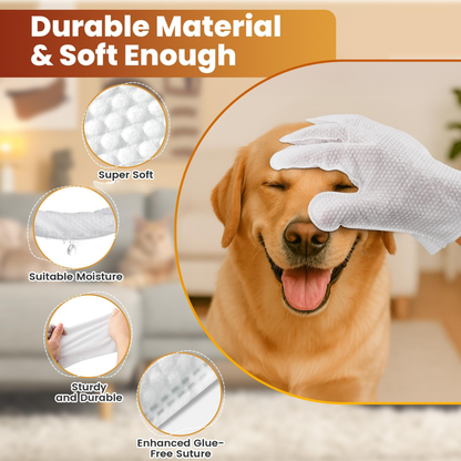 Cleany™ | Pet Glove Wipes