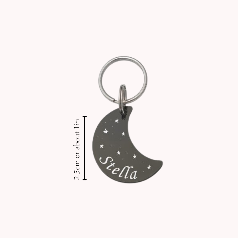 PERSONALIZED MOON TAG