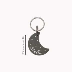 PERSONALIZED MOON TAG