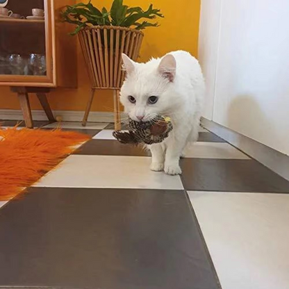 CAT CHIRPING BIRD TOY